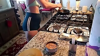 Seductive Redheaded Milf Aurora Willows In Kitchen Tips Video